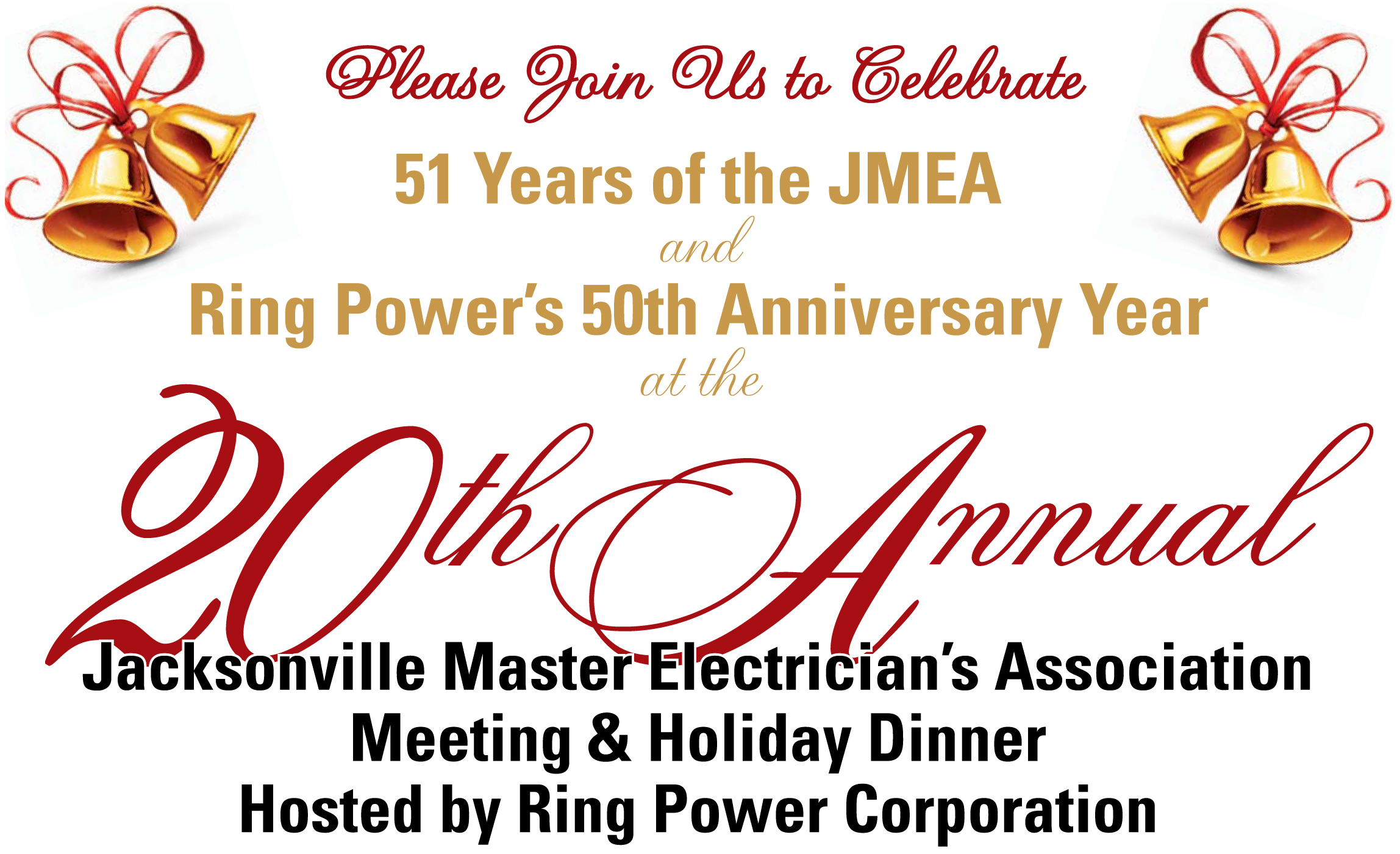 Ring Power to Host 20th Annual Master Electrician Association Dinner