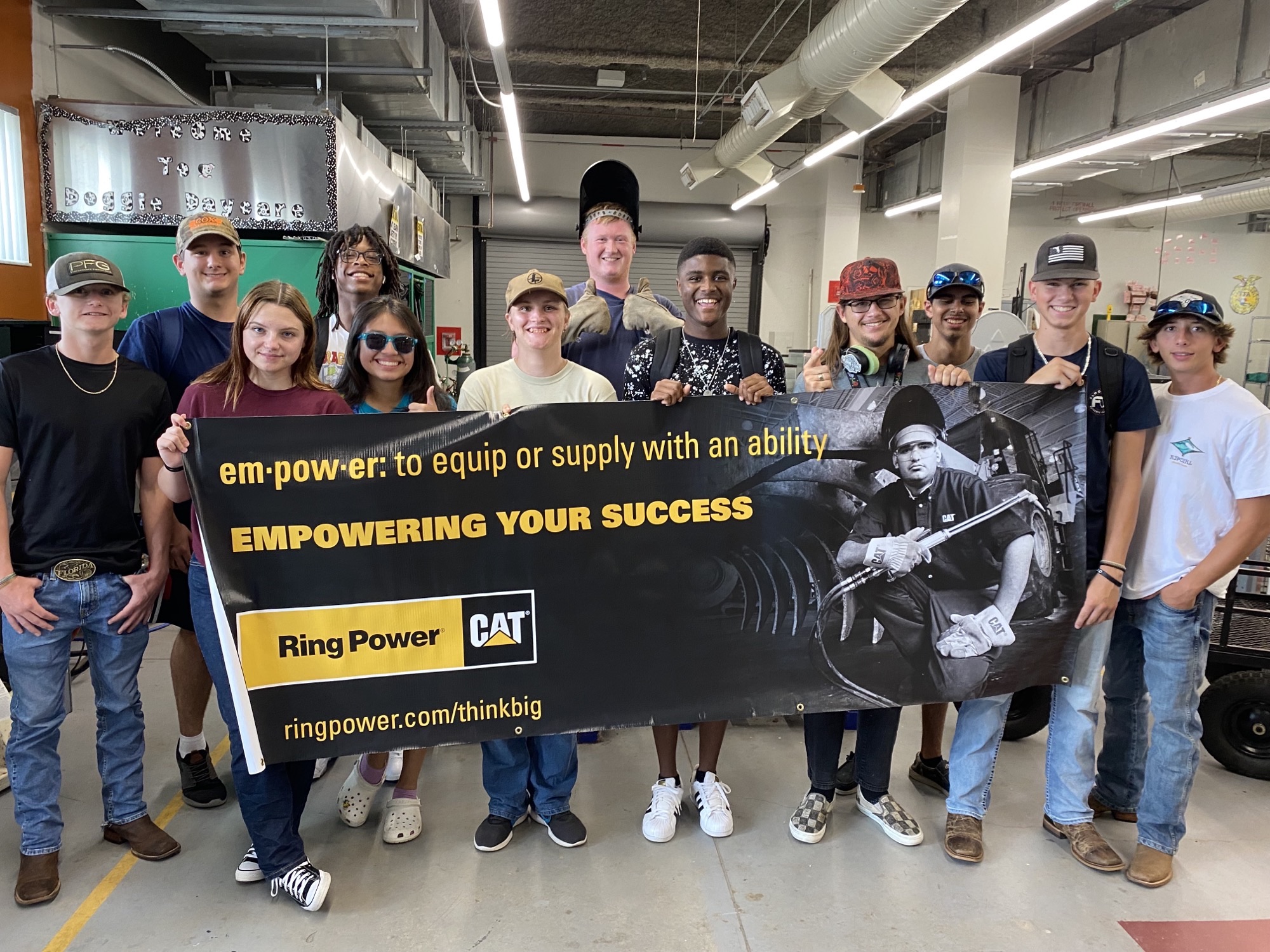 Lennard High School Agribusiness students are proud to partner with Ring Power.  