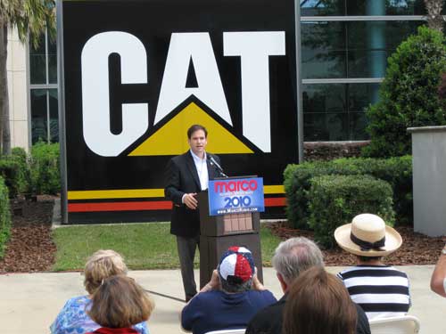 Marco Rubio speaks at Ring Power Corporation
