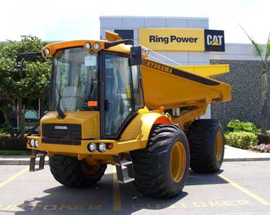 Hydrema 912HM in front of Ring Power in Riverview, Florida
