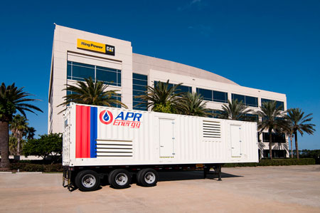 apr energy, caterpillar generator, ring power of florida sign aggrement