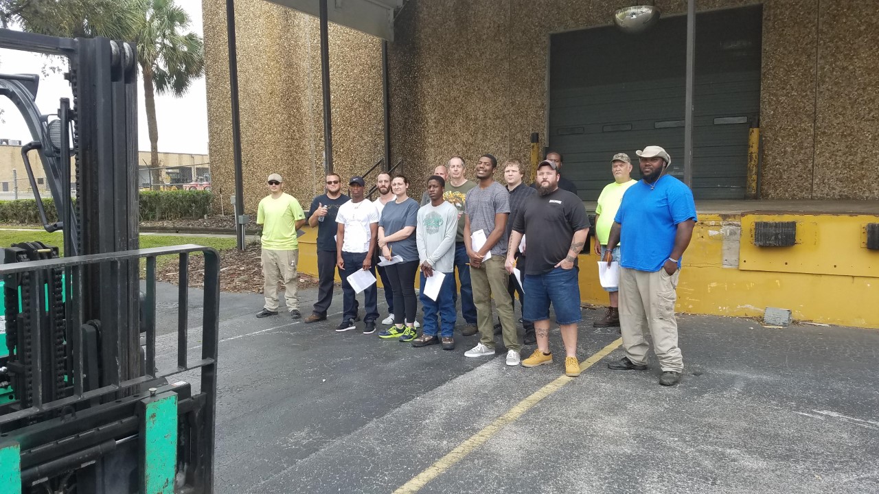 Recently, Lift Trucks Safety Trainer Patrick Knisel was recognized by the Florida Dept. of Corrections for facilitating the Forklift Operator Training class as part of the Corporate Training Program at the College of Central Florida in Ocala.