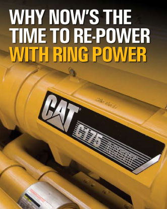 generator repower with Caterpillar