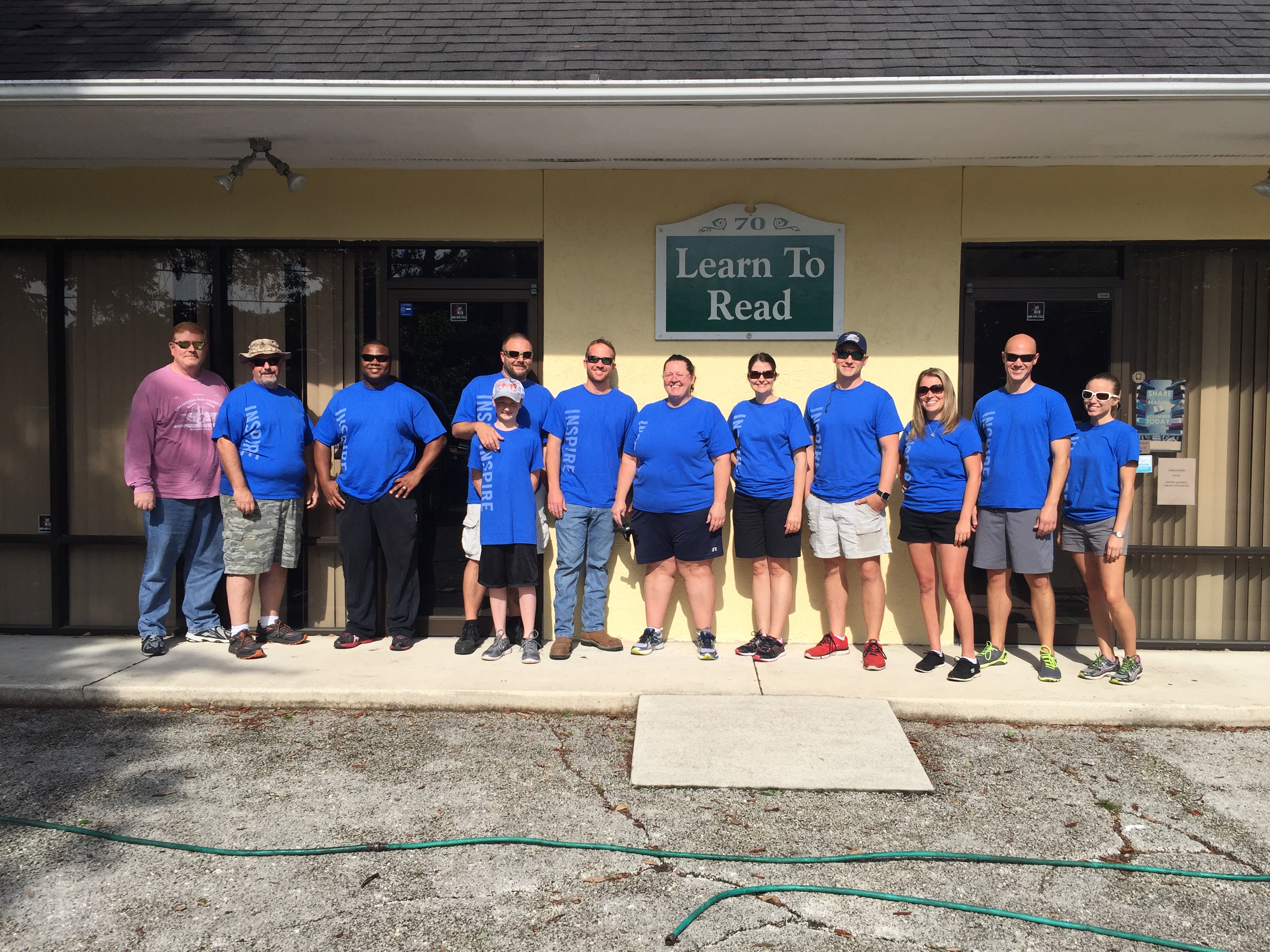 Pictured left to right: PSD employees Dan Leach, Steve Dorsey, Cliff Mills, Jason Descoteaux (and son, Luc), Chris Ross, Leah Graff, Alice Hultquist, Grayson Mathewson, Marrianne Blackburn, Jonathan Long and Victoria Reynolds (of United Way).